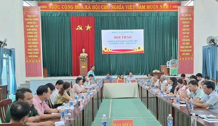 Đảng ủy xã Sông Trà, huyện Hiệp Đức tổ chức Hội thảo "Lịch sử đấu tranh Cách mạng Đảng bộ và Nhân dân xã Sông Trà giai đoạn 2002-2020"