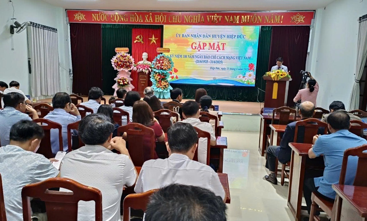 Huyện Hiệp Đức gặp mặt kỷ niệm 100 năm ngày Báo chí cách mạng Việt Nam (21/6/1925-21/6/2025)